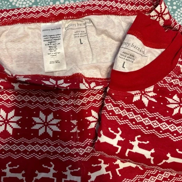 Pottery Barn Kids Adult Pajamas large - Picture 4 of 4